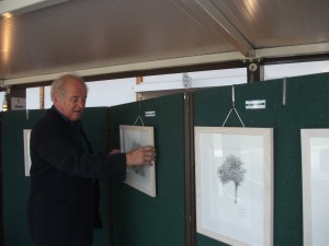 Ewan Anderson at an exhibition